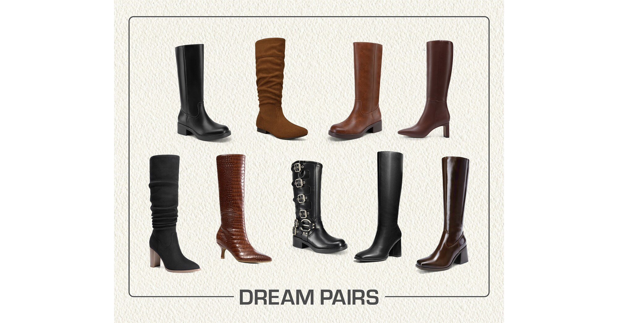 Dream Pairs Unveils the Ultimate Knee-High Boot Collection: Four Signature Series, Endless Style Possibilities