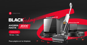 Roborock se adelanta al Black Friday con descuentos nunca vistos de hasta 800€