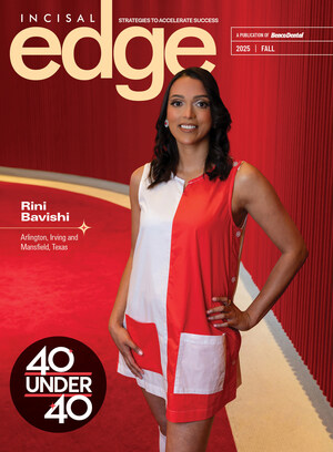 Incisal Edge Honors Dr. Rini Bavishi, Founder/Partner of Smiles Management Company as One of America's 40 Under 40 Top Dentists