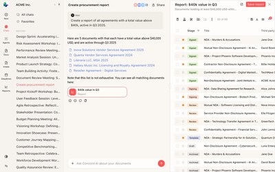Screenshot of Horizon, showing the chat interface