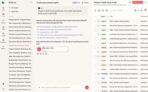 Screenshot of Horizon, showing the chat interface (PRNewsfoto/Concord Worldwide, Inc.)