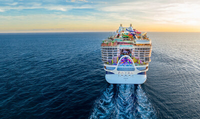 Royal Caribbean’s Icon of the Seas. Adventurers can experience highlights like six record-breaking waterslides, an adults-only retreat, seven pools, the first neighborhood designed for young families, 40-plus ways to dine, drink and be entertained; and more.