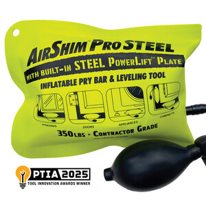 A Smart New Gift for Construction Pros and DIYers: The Award-Winning AirShim™ Pro Steel