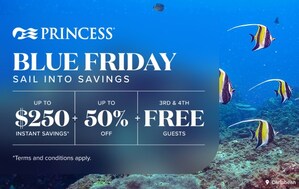 Blue Is the New Black! Princess Cruises "Blue Friday" Deals Available Now