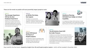 The Visier 2026 Trends Report Reveals How AI Will Redefine Leadership, Workforce Strategy, and the Human Element of Business
