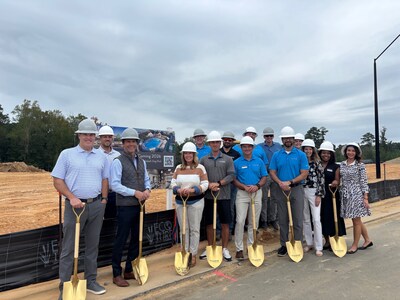 The Raleigh Division of Tri Pointe Homes® has officially broken ground on the future amenity site of Altis™ at Serenity in Fuquay-Varina. The Raleigh Division of Tri Pointe Homes® has officially broken ground on the future amenity site of Altis™ at Serenity in Fuquay-Varina.
