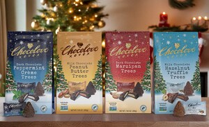 Create Magical Holiday Moments with Chocolove's Decadent Tree-Shaped Bites in Festive New Flavors