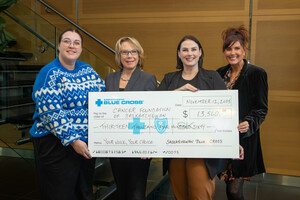Saskatchewan Blue Cross celebrates National Philanthropy Day with $20,000 donation through its "Your Voice, Your Choice" program
