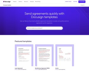 Docusign Launches Free Templates to Jump-Start Contracts