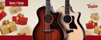 Taylor Guitars Announces $100 Holiday Savings on Popular Guitar Models