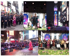 Diwali at Times Square Shines Bright in Its 10th Anniversary Celebration In North America