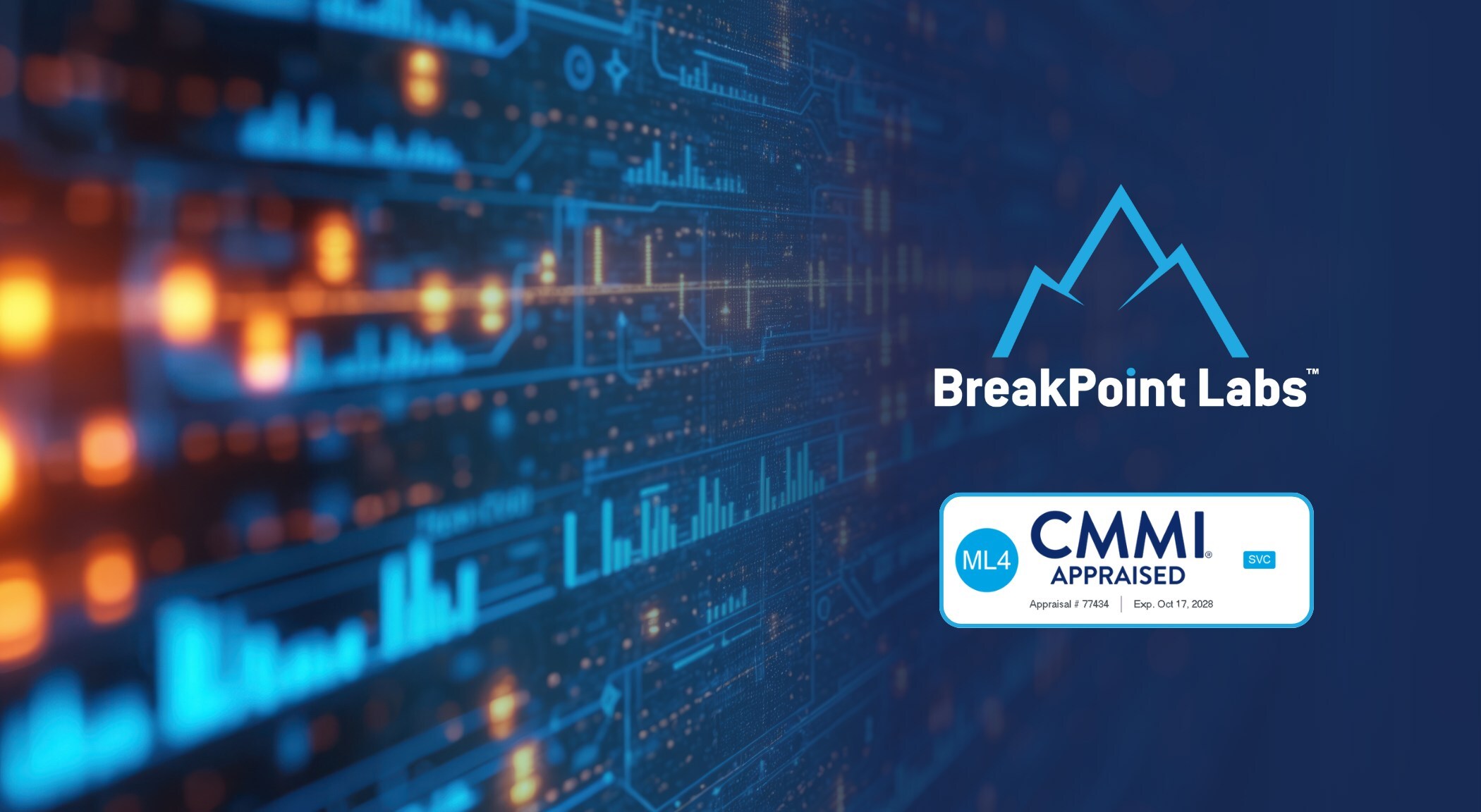 BreakPoint Labs Earns CMMI-Services Maturity Level 4 Designation for Cybersecurity Services