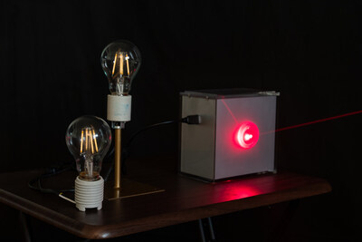 Laser Power Transmission electrifying light bulbs