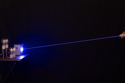 Prime Movr's laser energy transfer device