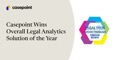 Casepoint, leader in end-to-end legal and compliance software for corporations and government agencies, today announced it has been selected as the winner of the 2025 “Overall Legal Analytics Solution of the Year” award Casepoint, leader in end-to-end legal and compliance software for corporations and government agencies, today announced it has been selected as the winner of the 2025 “Overall Legal Analytics Solution of the Year” award