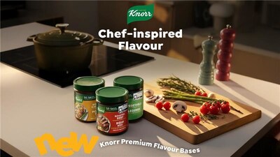 Chef-inspired flavour: New Knorr Premium Flavour Bases (CNW Group/Knorr Canada) Chef-inspired flavour: New Knorr Premium Flavour Bases (CNW Group/Knorr Canada)