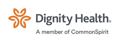 Dignity Health logo with "a member of CommonSpirit"