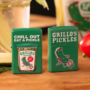 ZIPPO AND GRILLO'S PICKLES LAUNCH LIMITED-EDITION WINDPROOF LIGHTER COLLABORATION