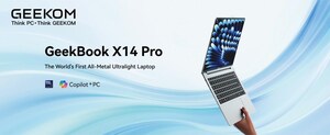 GEEKOM Unveils GeekBook X14 Pro: The World's First All-Metal Ultralight Laptop