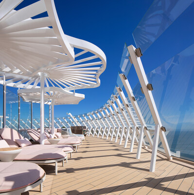 YOUR HAPPY PLACE HAS ARRIVED - CELEBRITY XCEL OFFICIALLY SETS SAIL: VITAMIN D DECK