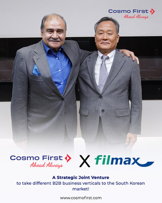 Cosmo First Announces Strategic Joint Venture in South Korea Cosmo First Announces Strategic Joint Venture in South Korea
