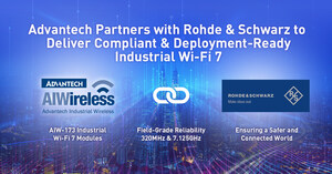 Advantech partners with Rohde & Schwarz to deliver Wi-Fi compliant and deployment-ready industrial Wi-Fi 7 modules