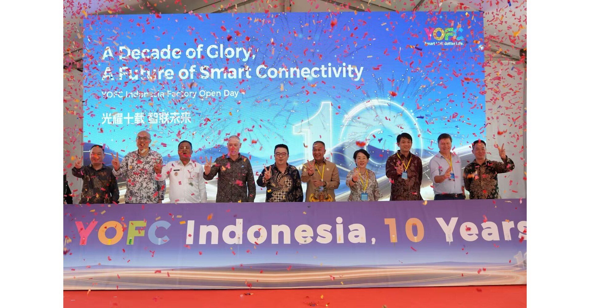 YOFC Indonesia Merayakan Hari Jadi Ke-10, Terus Dorong Konektivitas dan Pertumbuhan Inklusif