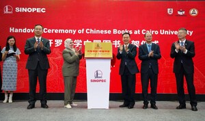 Sinopec、Cairo Universityの「シルク・ロード書庫 - 中国書架（Silk Road Book House - China Bookshelf）」開設に伴い書籍1,000冊を寄贈