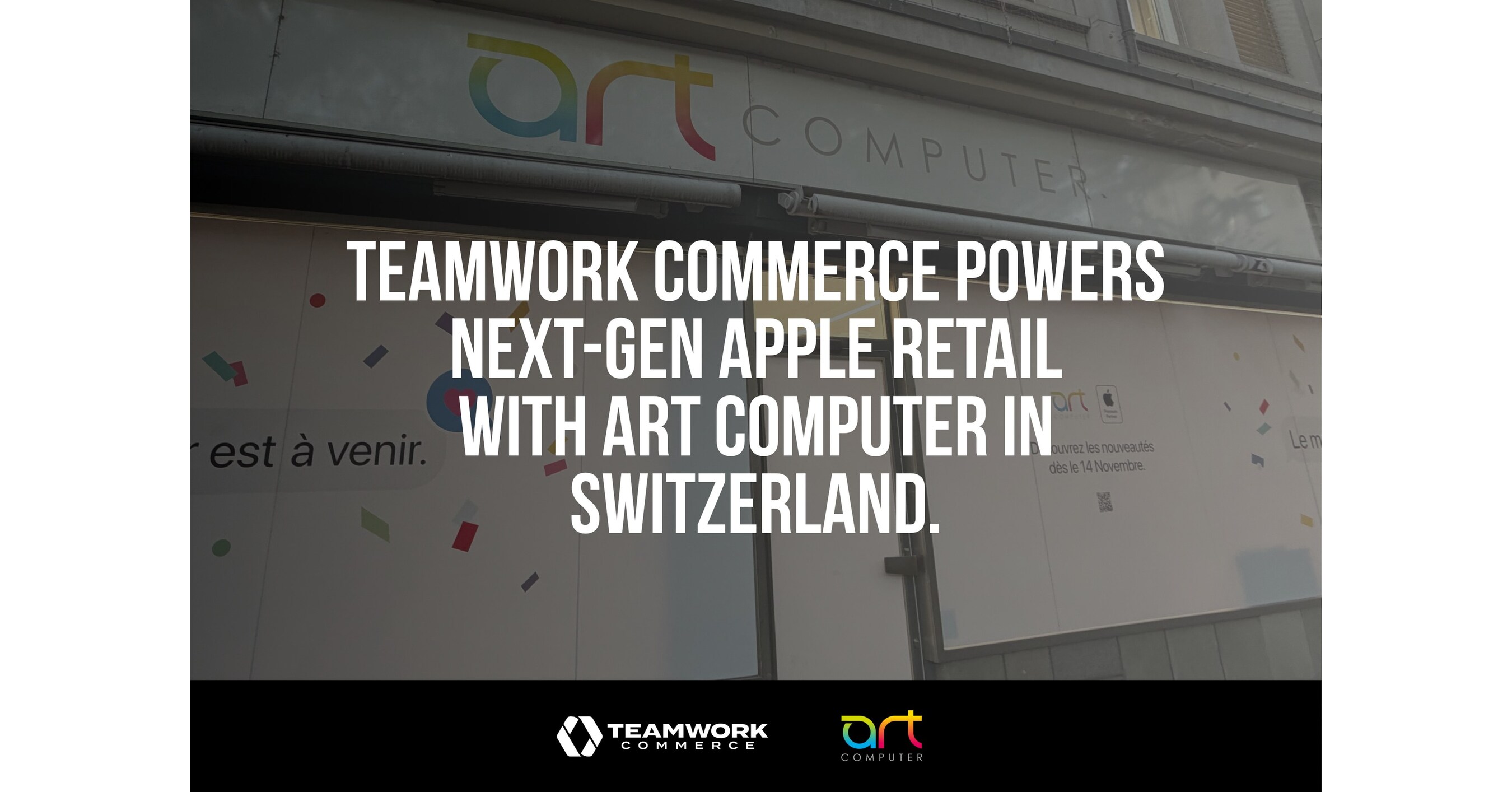 Teamwork Commerce geht Partnerschaft mit ART Computer ein, um die nächste Generation des Apple-Einzelhandels in der Schweiz zu unterstützen Teamwork Commerce geht Partnerschaft mit ART Computer ein, um die nächste Generation des Apple-Einzelhandels in der Schweiz zu unterstützen
