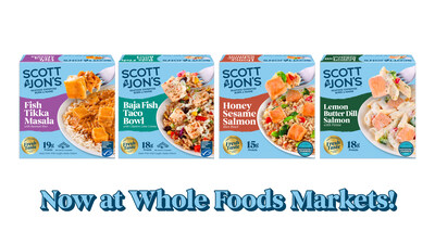 Now at Whole Foods Market in the seafood section! Discover four delicious Scott & Jon’s meals that are handcrafted with real, premium ingredients and fresh-tasting seafood, ready to enjoy in minutes. Now at Whole Foods Market in the seafood section! Discover four delicious Scott & Jon’s meals that are handcrafted with real, premium ingredients and fresh-tasting seafood, ready to enjoy in minutes.