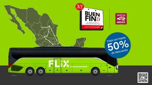 Buen Fin 2025: ¡Viaja en autobús con Flix con hasta un 50% de descuento!
