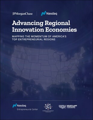 Cover of the “Advancing Regional Innovation Economies (ARIE) 2025” report from the Nasdaq Entrepreneurial Center, with research in partnership with Heartland Forward and Penn State University, highlighting regional innovation economies, small-business growth, access to capital, and data-driven insights for entrepreneurs, policymakers and ecosystem leaders across the United States. Cover of the “Advancing Regional Innovation Economies (ARIE) 2025” report from the Nasdaq Entrepreneurial Center, with research in partnership with Heartland Forward and Penn State University, highlighting regional innovation economies, small-business growth, access to capital, and data-driven insights for entrepreneurs, policymakers and ecosystem leaders across the United States.