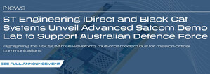 ST Engineering iDirect and Black Cat Systems Unveil Advanced Satcom Lab to Support Australian Defence Force