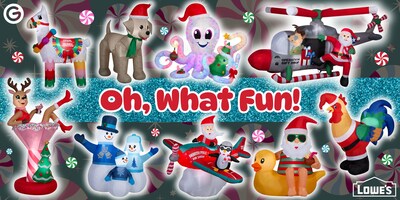 Discover dazzling light effects, animated features and playful designs full of charm this holiday season at Lowe’s.