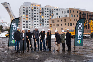 Première pelletée de terre officielle pour la phase 2 du projet Canoë : un pas de plus vers un milieu de vie durable et inclusif dans Hochelaga-Maisonneuve
