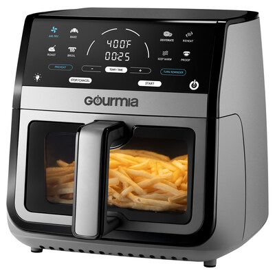 Gourmia debuts its 8-Quart Digital Air Fryer in white, gray, and black, exclusively at Walmart’s Annual Event, sleek, easy to use, and ideal for healthier meals and holiday gifting.