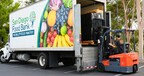 Medical essentials from HonestMed being loaded into San Diego Food Bank truck.