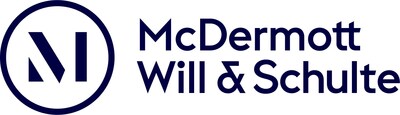 McDermott Will & Schulte logo. McDermott Will & Schulte logo.