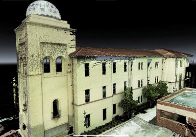 LiDAR scan of Fullerton College
