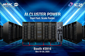 MiTAC Computing presenta soluciones avanzadas de refrigeración y clúster de inteligencia artificial en Supercomputing 2025