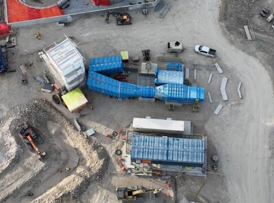 Surface Fresh Air Raise Fan Infrastructure (CNW Group/Foran Mining Corporation) Surface Fresh Air Raise Fan Infrastructure (CNW Group/Foran Mining Corporation)