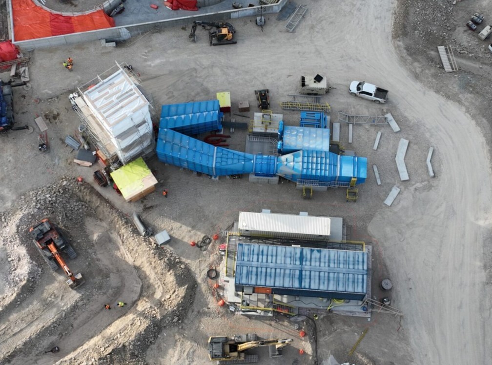 Surface Fresh Air Raise Fan Infrastructure (CNW Group/Foran Mining Corporation)