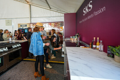 SKS, known for its innovative luxury appliances, engaged attendees with live demonstrations and interactive experiences at the FOOD & WINE Classic in Charleston, showcasing leading-edge culinary technology, with a special emphasis on sous vide and induction cooking.