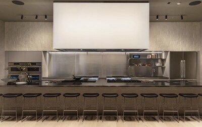 Over 50 SKS appliances are showcased, including pro-ranges with built-in sous vide, induction cooktops, and innovative refrigeration. Over 50 SKS appliances are showcased, including pro-ranges with built-in sous vide, induction cooktops, and innovative refrigeration.