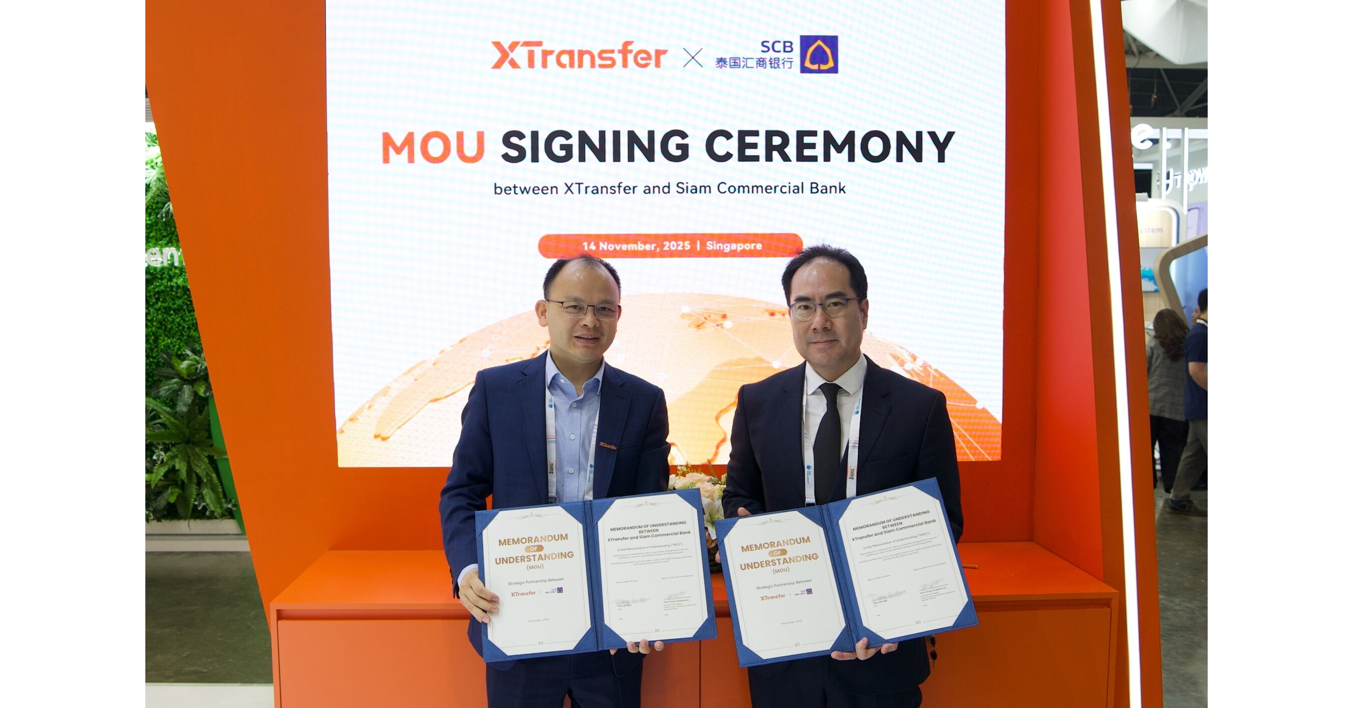 XTransfer 與泰國匯商銀行於「新加坡金融科技節」結盟助力外貿企業拓展全球版圖
