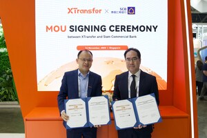 XTransfer 與泰國匯商銀行於「新加坡金融科技節」結盟 助力外貿企業拓展全球版圖