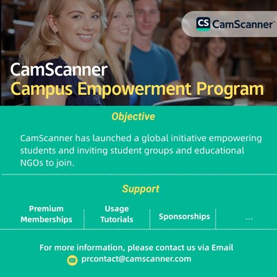 CamScanner's Campus Empowerment Program is a global initiative empowering students and educational groups CamScanner's Campus Empowerment Program is a global initiative empowering students and educational groups