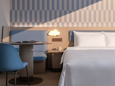 A Hanting Hotel room, H World's flagship economy brand A Hanting Hotel room, H World's flagship economy brand