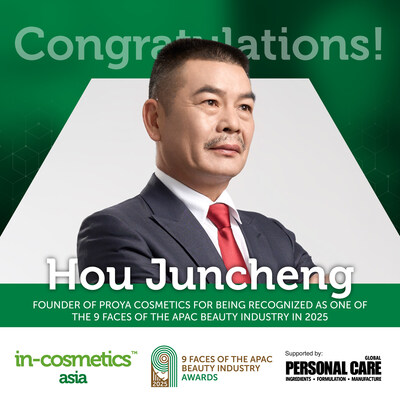 Hou Juncheng, Proya Cosmetics Founder and Chairman