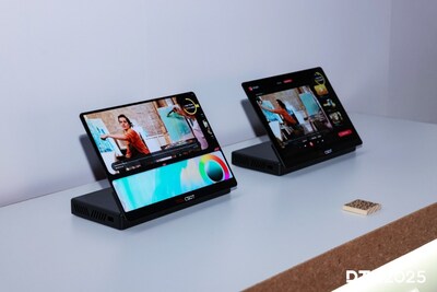 World's First Partitioned Frequency Division OLED Tablet Display (13.2”)